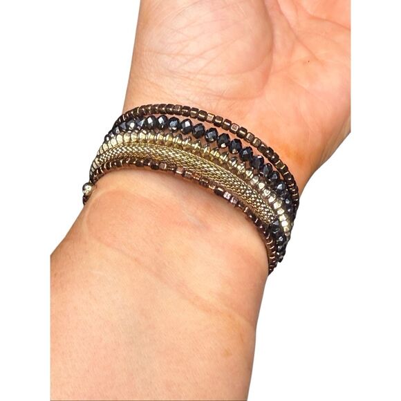 Anthropologie multi color wrap bracelet - Picture 3 of 3